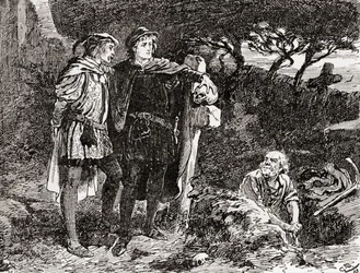 A scene from William Shakespeare