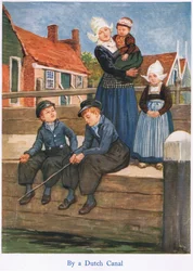 Holland: By a Dutch canal