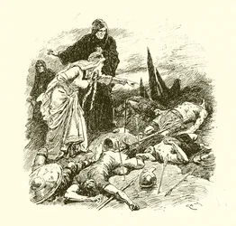 Queen Edith Finding the Body of Harold After the Battle of Hastings