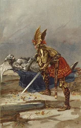 Sigurd said to himself that whatever befell he must look upon the face