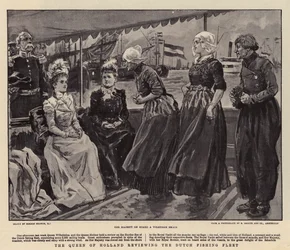 The Queen of Holland Reviewing the Dutch Fishing Fleet
