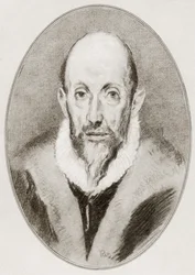 Domenikos Theotokopoulos, El Greco, from Living Biographies of Great Painters