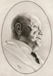 Jean Sibelius, born Johan Julius Christian Sibelius, from Living Biographies of Great Composers
