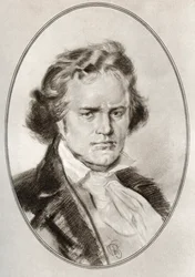 Ludwig van Beethoven, from Living Biographies of Great Composers
