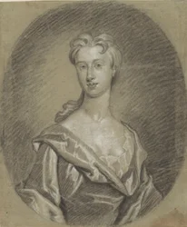 Portrait of a Lady, Bust, in Oval