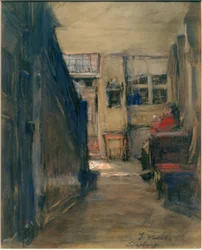 Hall of an Old House in Lüneburg