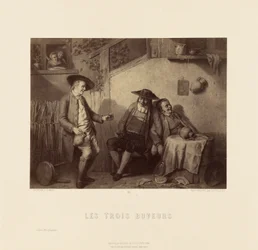 Les Trois Buveurs by L. Somers