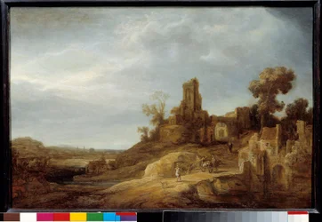 Landscape at the Bridge and the Ruins