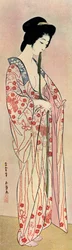 A Japanese Woman Wearing a Nagajuban, 1920-1930