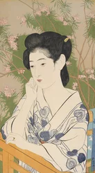 Woman at a Hot Spring Hotel, 1920