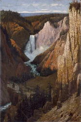 View of the Lower Falls, Grand Canyon of the Yellowstone