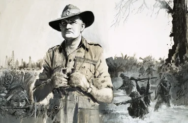 General Bill Slim, who led the victory against the Japanese in Burma