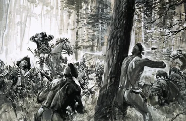 In 1765, General Edward Braddock Was Ambushed by French Soldiers and Fierce Canadian Indians