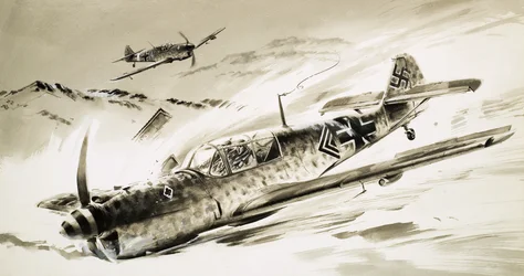 Unidentified German aircraft
