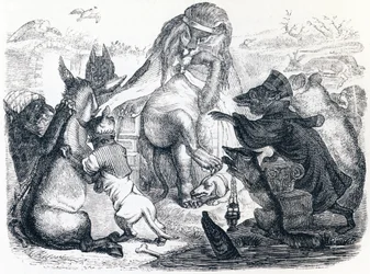 Animals sick of plague - Fables by La Fontaine