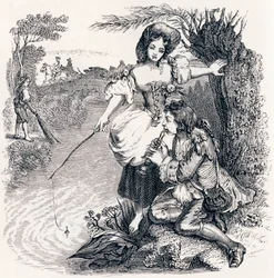 The Fishes and the Shepherd Who Plays Flute - Fables by La Fontaine