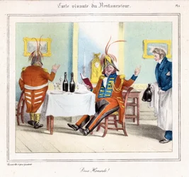 The Restaurateur Living Map: Two Lobsters! 1831-32 (lithography)