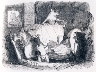Council held by the rats - Fables by La Fontaine