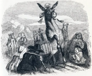 The Donkey Carrying Relics (L