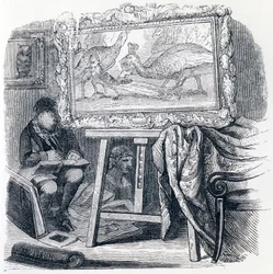 The jay adorns itself with peacock feathers (Le geai pare des plumes du paon) - Fables by La Fontaine