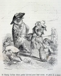 The Two Little Hares, Their Sister and the Owl