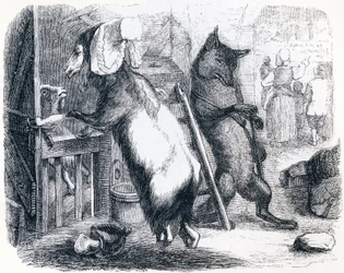 The Wolf, the Goat and the Baby Goat - Fables by La Fontaine