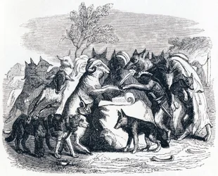 The wolves and the ewes - Fables by La Fontaine