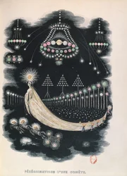 Peregrination of a Comet, possibly a souvenir of Halley