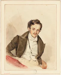Portrait of a Friend, Probably Guiaud (1811-1876)