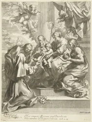 Saint Martina at the Feet of Mary