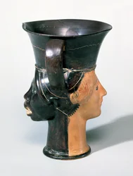 Attic Janiform Kantharos Cup
