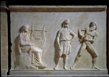 Greek Art: Music Competition Between Apollo and Marsyas