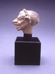 Grotesque head of a woman, 100 BC-100 AD