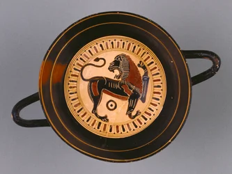 Laconian Black-Figure Kylix attributed to Hunt painter, c.540 BC