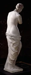 Rear view of Aphrodite, the "Venus de Milo", Hellenistic period, c. 130-100 BC