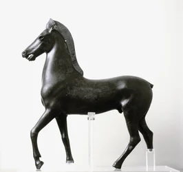 Bronze statuette of a horse, late 2nd-1st century B.C.