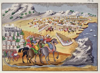 Battle of Langada and Compoti in 1821, from the Pictorial History of the Greek War of Independence