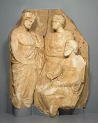 Fragment of a Funerary Naiskos