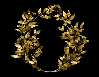 Myrtle Wreath, from Peloponnesus, 330-250 BC