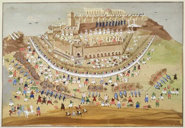 The Siege of Athens in 1827, from the Pictorial History of the Greek War of Independence