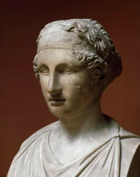 Portrait of Sapho (marble sculpture)