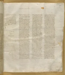 Add. MS 43725, f.334r, from Codex Sinaiticus