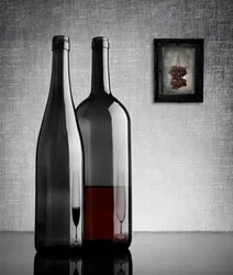 Elegant Wine Still Life