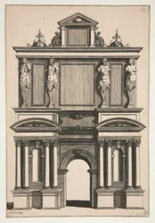 Design for an Arch with Four Term Figures