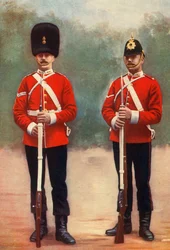 Northumberland Fusiliers Corporal and Durham Light Infantry Lance-Corporal