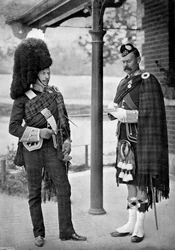 The Colonel of the 1st Battalion Argyll and Sutherland Highlanders, 1896