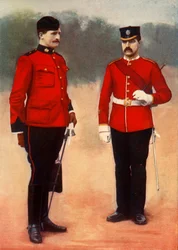 West Surrey Adjutant and East Surrey Sergeant-Major, 1901