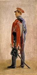 Portrait of P.M. Kunitsky, Hussar of the Hussars Regiment William, Prince of Nassau, 1832