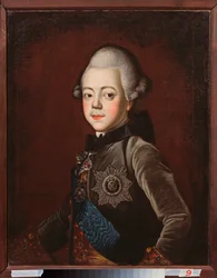Portrait of Tsar Paul I of Russia as a child
