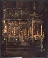 In the Assumption of the Blessed Virgin Cathedral in Rostov